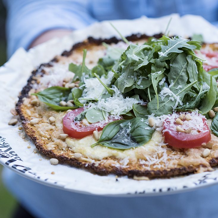 Pizzabotn úr sætri kartöflu
