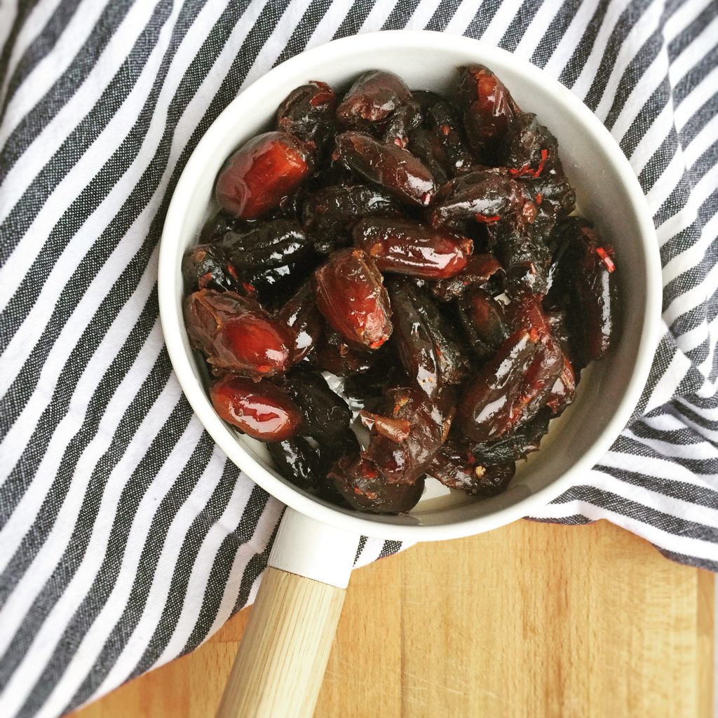Kókosdöðlur með chili