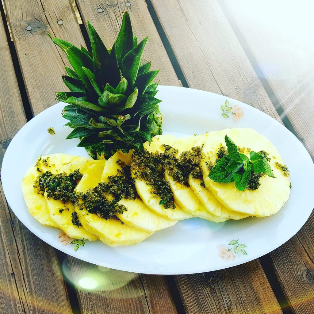 Mojito-marineraður ananas
