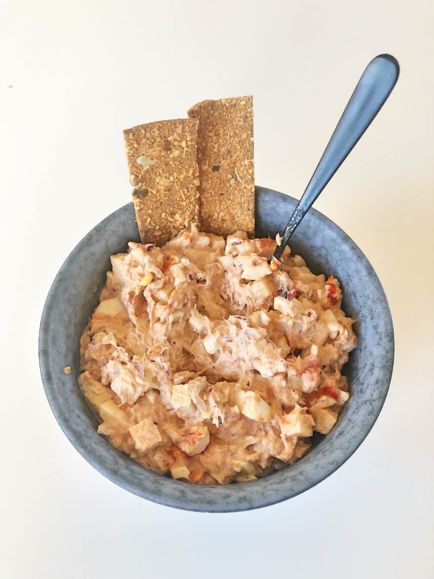 Túnfisksalat með epli og chili